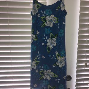 La Belle Blue Floral Sundress